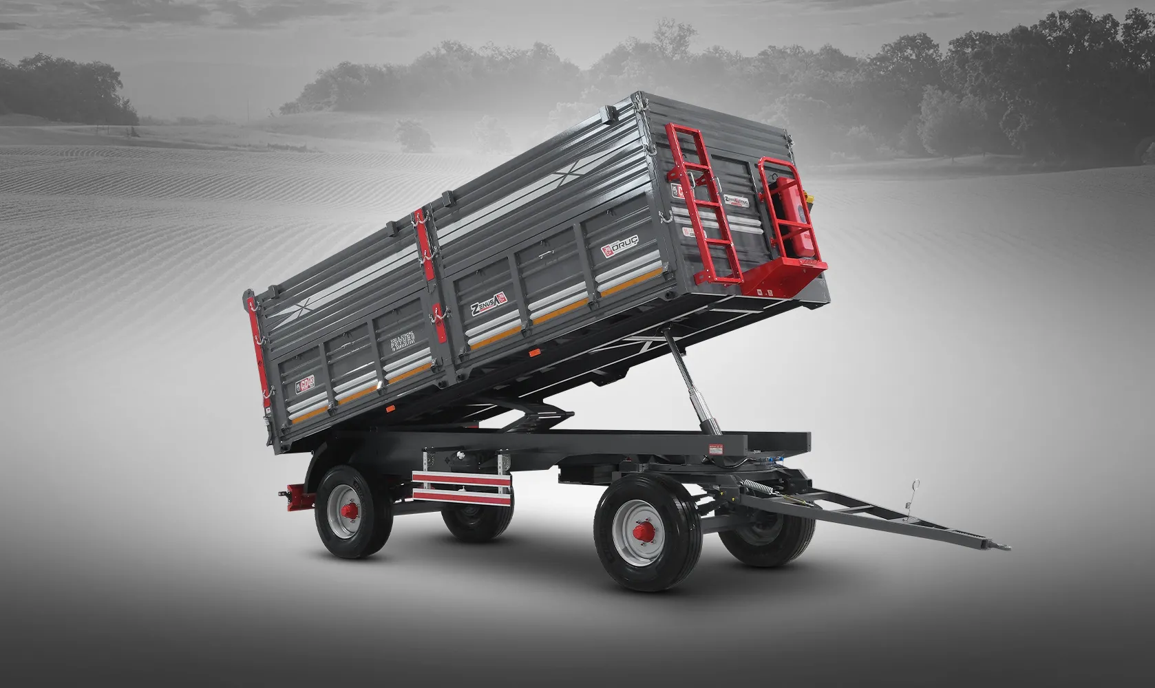 Çift Dingilli Tarım Römorku